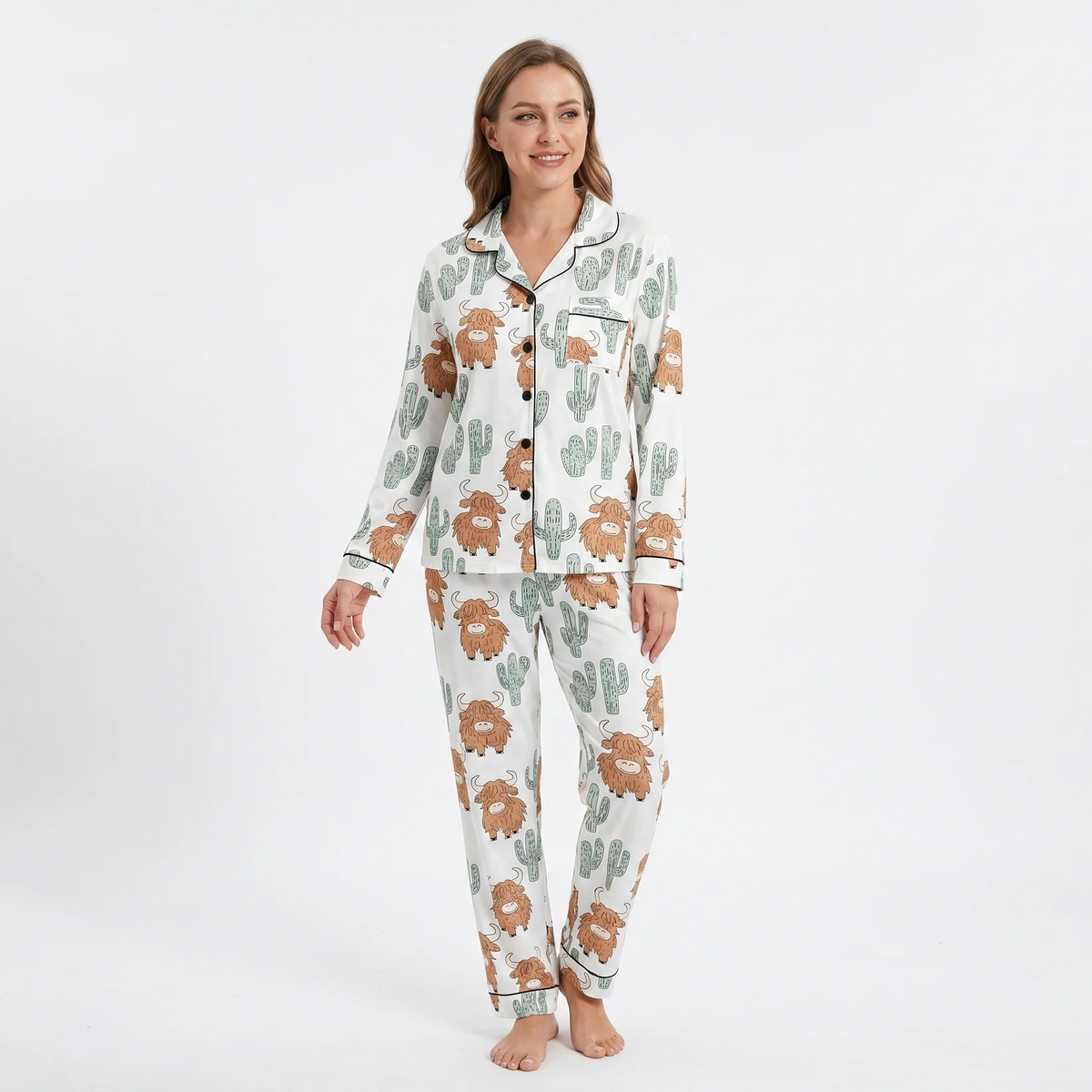 Women's  Cactus Pajama Set