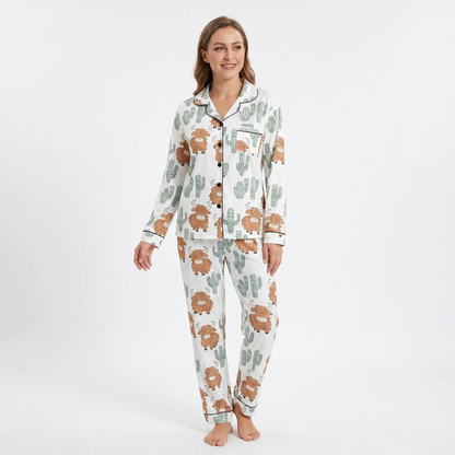 Women's  Cactus Pajama Set