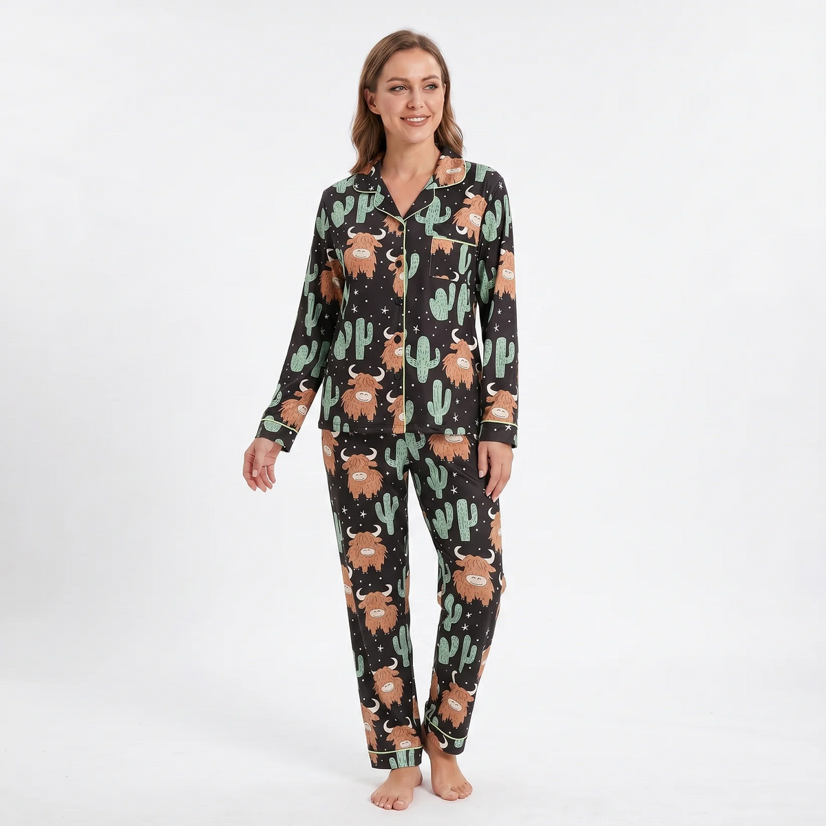 Women's  Cactus Pajama Set