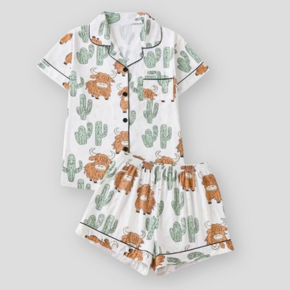 Women's  Cactus Pajama Set