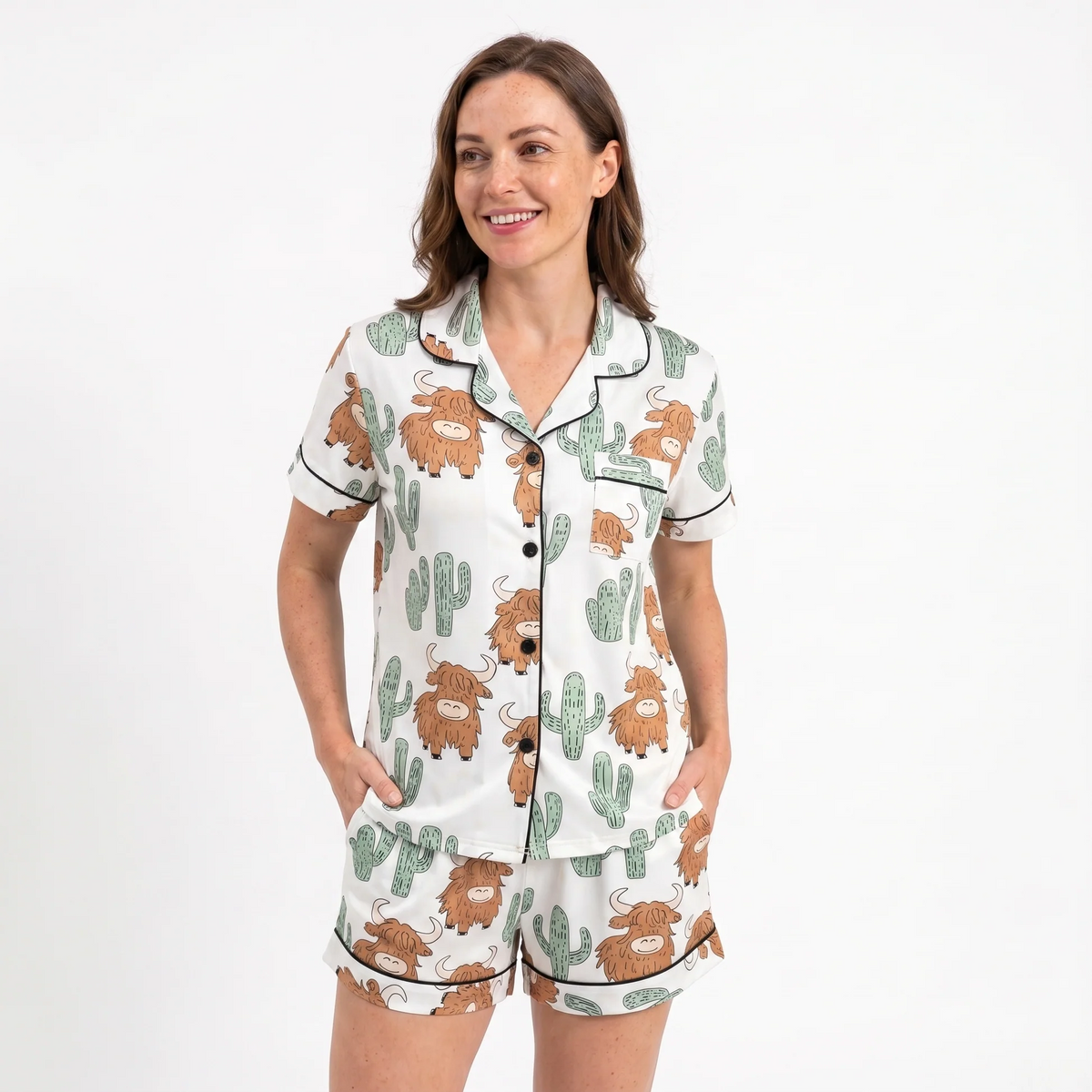 Women's  Cactus Pajama Set