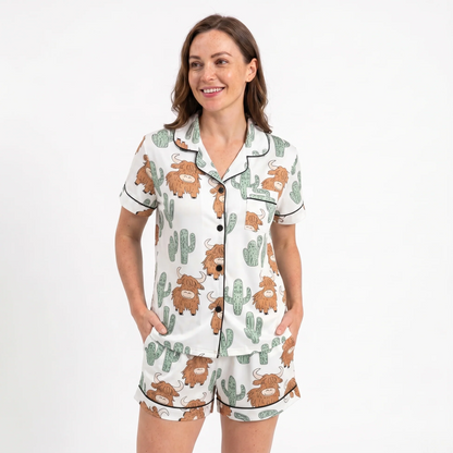Women's  Cactus Pajama Set