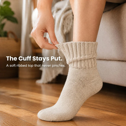 Mid-Calf Winter Socks – 5-Pair Pack