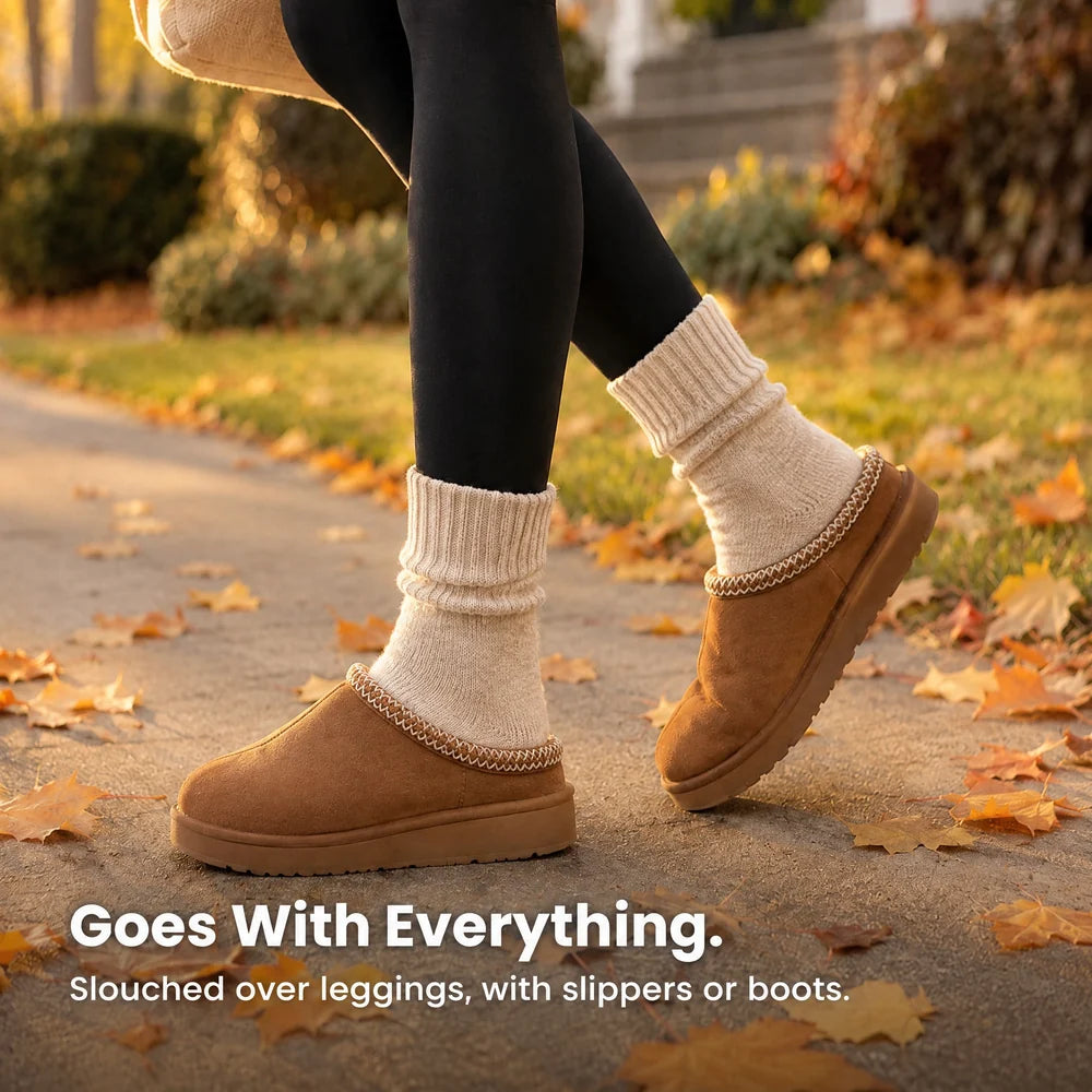 Mid-Calf Winter Socks – 5-Pair Pack