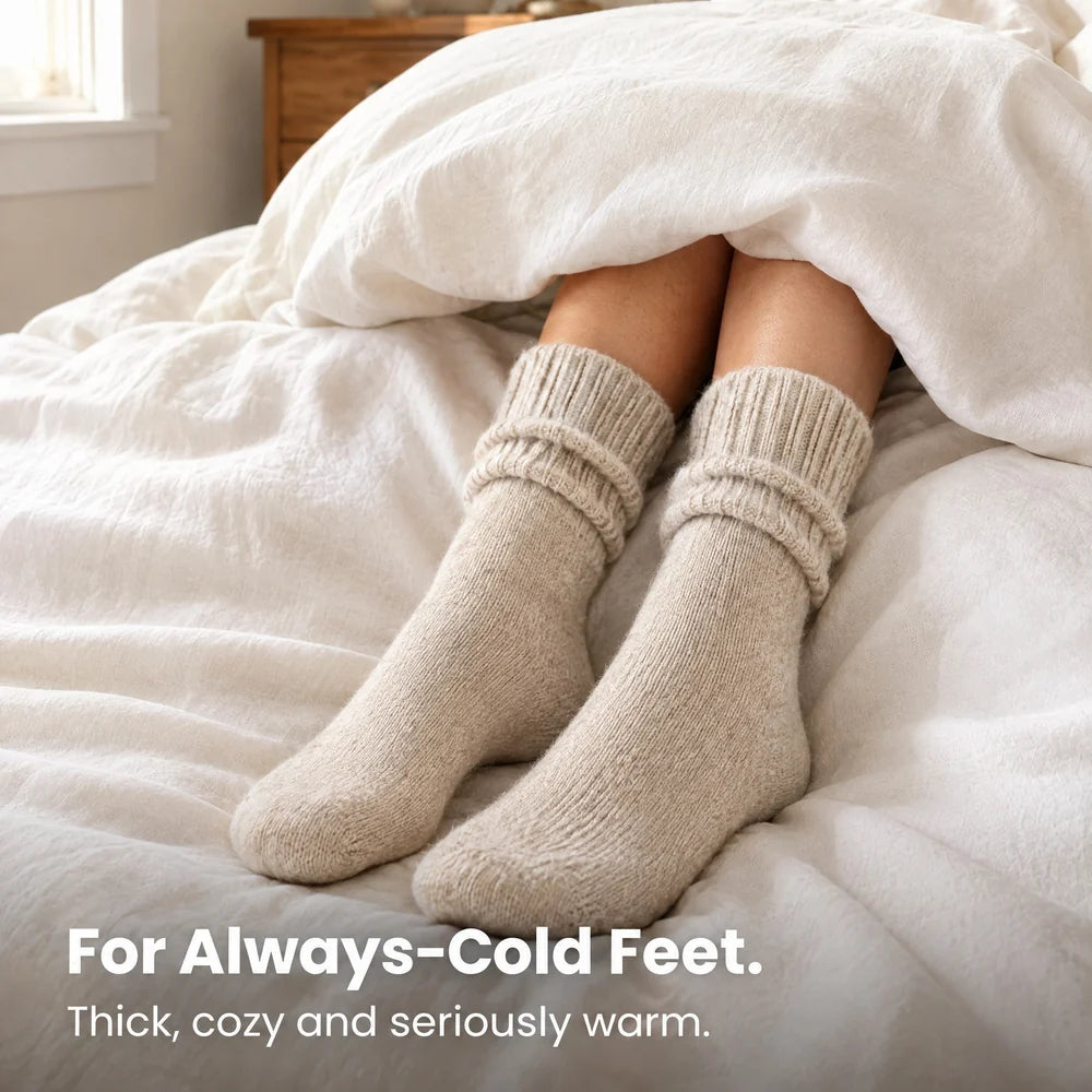 Mid-Calf Winter Socks – 5-Pair Pack