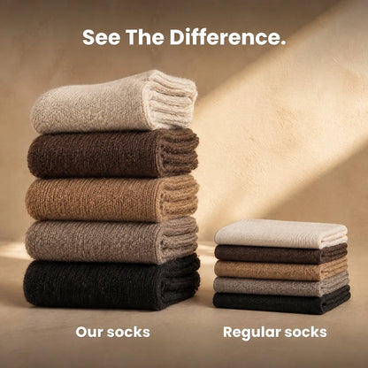 Mid-Calf Winter Socks – 5-Pair Pack